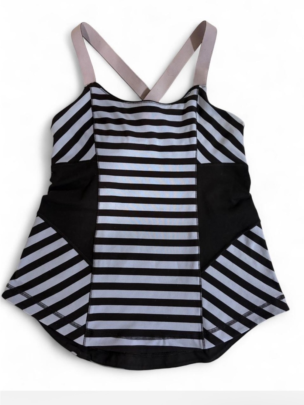 LULULEMON WORK IT OUT TANK TOP SEA STRIPE POLAR
HAZE BLACK/LILAC 8